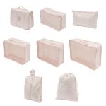 Органайзер дорожный для чемодана 8 предметов (бежевый)