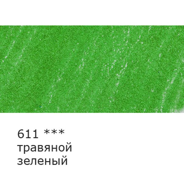 Карандаш цветной заточенный, 6 шт, 611 травяной зеленый, Vista-Artista INTENSE VICP