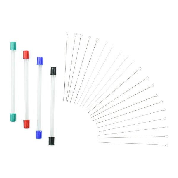 Иглы ручные для бисера гибкие №6,8,10,12,20 шт, Pony