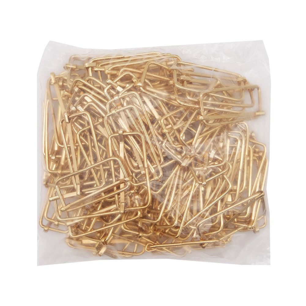 Рамка регулировочная 40 мм ушко (19х45 мм), золото цв.02, 100 шт