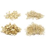 Кнопка рубашечная (джерси) закрытая ⌀9.5 мм, ≈1440 шт, МЕТАЛЛ, золото, NEW STAR