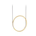 Спицы круговые ⌀2.5 мм, 80 см, с металлическим тросиком, Alpina SIL-80