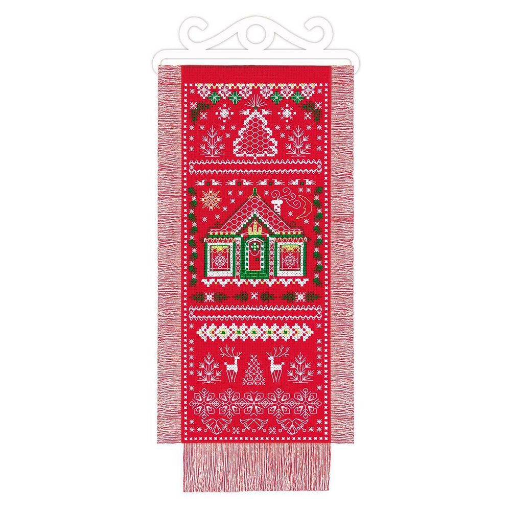 Набор для вышивания нитками Риолис, Лапландия 15х31 см, 615289