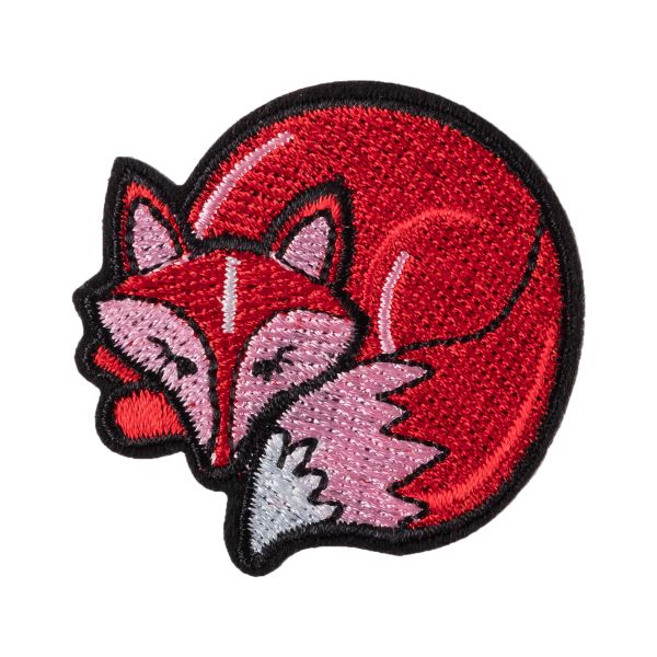 Термоаппликация L №35/5, 5 шт, L227 лиса 4.6х4.6 см, Gamma