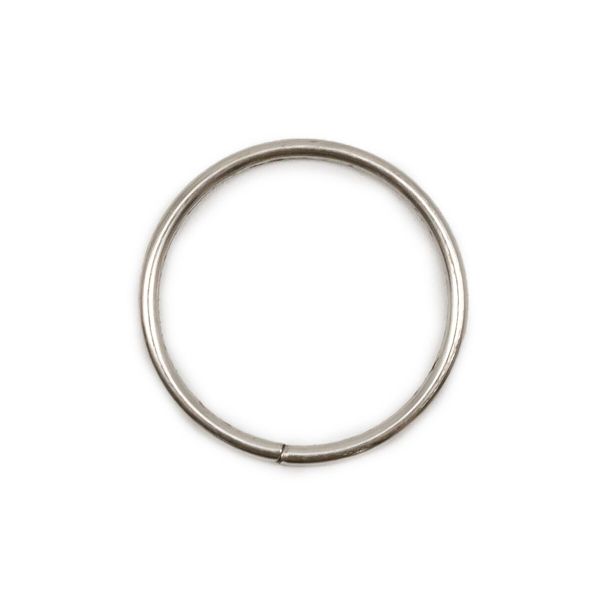 Кольцо разъемное металл in ⌀20 мм (23 мм внешн.), цв.никель, 100 шт