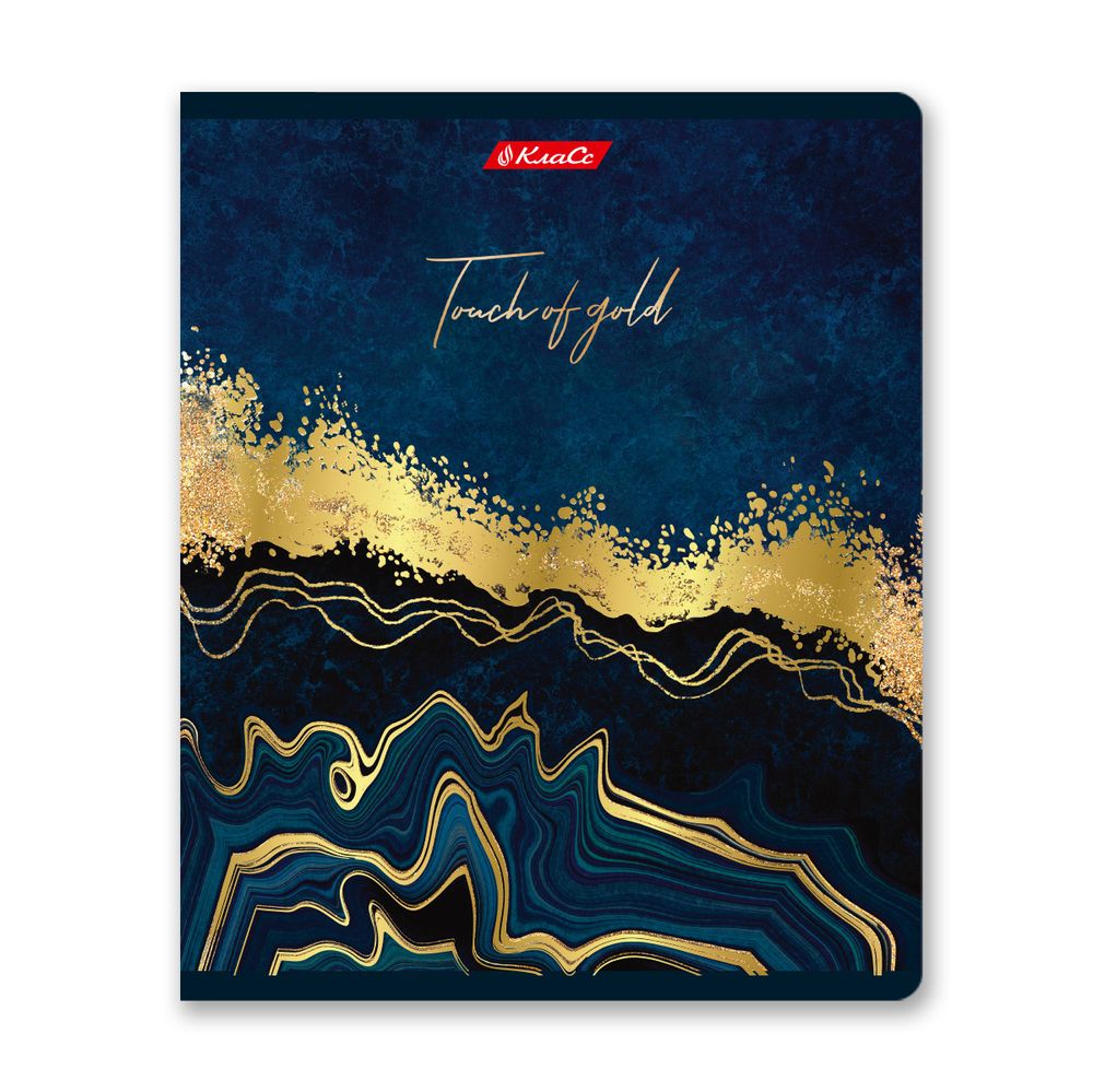 Тетрадь ученическая общая, матовая ламинация + тиснение золотой фольгой, A5+ 48 л. на скобе 65 г/м², белизна 100%, 10 шт, клетка в термоусадочной пленке, 000738 Созвездие успеха, Светоч 48ТЕТк-008