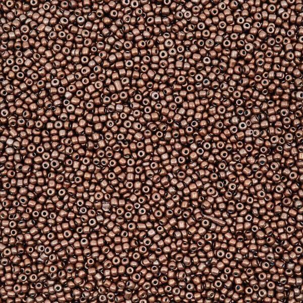 Бисер Astra&Craft 11/0 (2.1 мм), 500г, М904 коричневый/непрозрачный, матовый