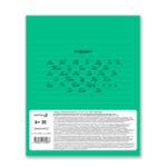 Тетрадь ученическая школьная Классная A5+ 24 л. на скобе, белизна 100% 30 шт, линия, 000305 Зеленая, Светоч 24ТСК5_1_3_2