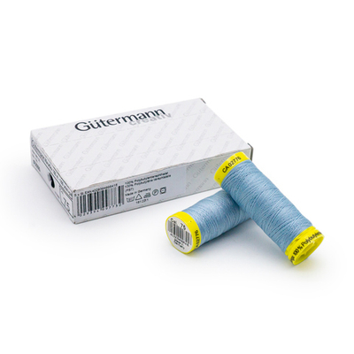 Нитки для трикотажа Gutermann Maraflex 120 (150 метров), 5 кат. | 075 бледный джинс