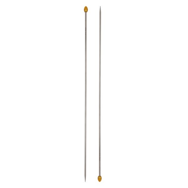 Спицы прямые ⌀3.0 мм, 35 см, Alpina SIL-02