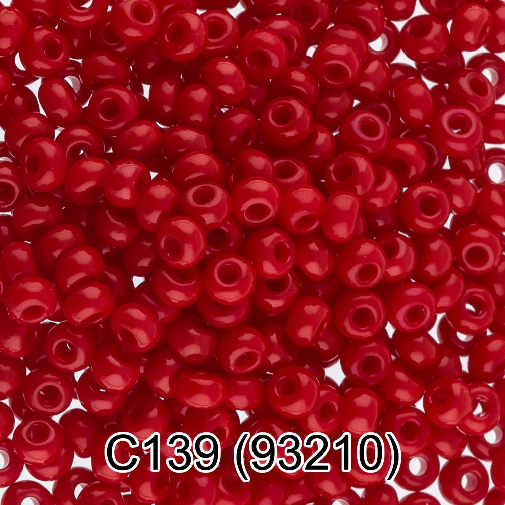 Бисер Gamma 10/0 (2.3 мм), 150 г (10х5 г), C139 бордовый, 93210, круглый 3