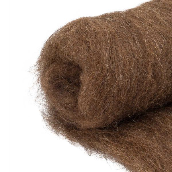 Шерсть для валяния Кардочес Верблюд 100 г, 049 медный, Камтекс