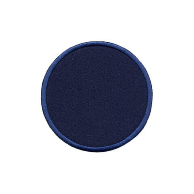 Термоаппликация Круг, 73х73мм (10 шт) (синий), 011