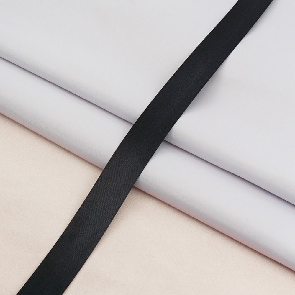 Лента атласная 2-сторонняя 25.0 мм / 22.86±1 метров, C1112 черный, 6102-0013, Globus