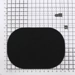 Термозаплатка, ткань, 100x140мм (черный (black)), AZ01, 2 шт