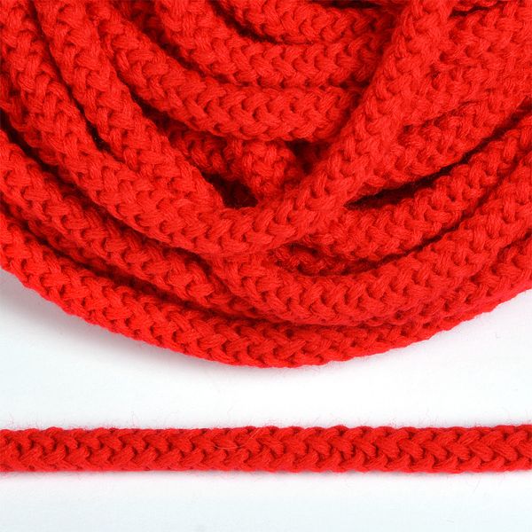 Шнур круглый полиэфир ⌀9.0 мм / 100 метров, 1с-90, красный