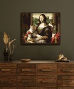 Картина по номерам Фрея PNB/PL-248, Мона Лиза и котики, 50х40 см