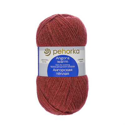 Пряжа Пехорка Ангорская теплая / уп.5 мот. по 100 г, 480 м, 788-св.марсала