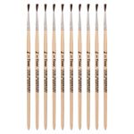 Кисть пони школьная №1, 10 шт