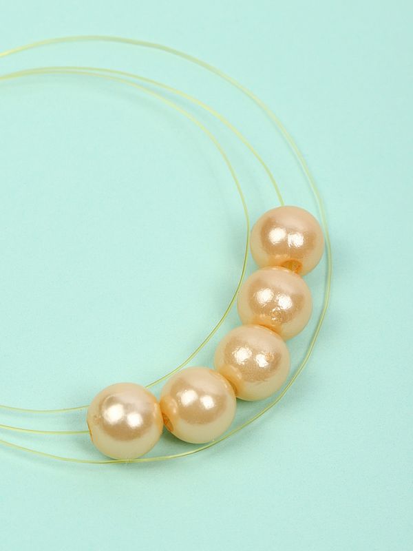 Нить-леска 0.3 мм, 100 м, цв. золотой