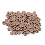 Пуговицы 2 прокола 14L, 9 мм, (Beige (бежевый)), NE74, 144 шт