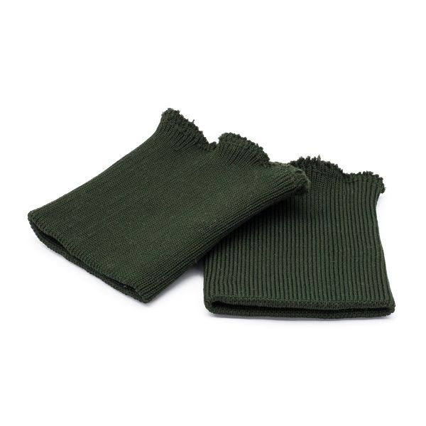 Манжеты трикотажные 8.0х9.5 см, 1 пара, средней плотности 14 кл, 1х1, средней плотности, 8114 т.хаки