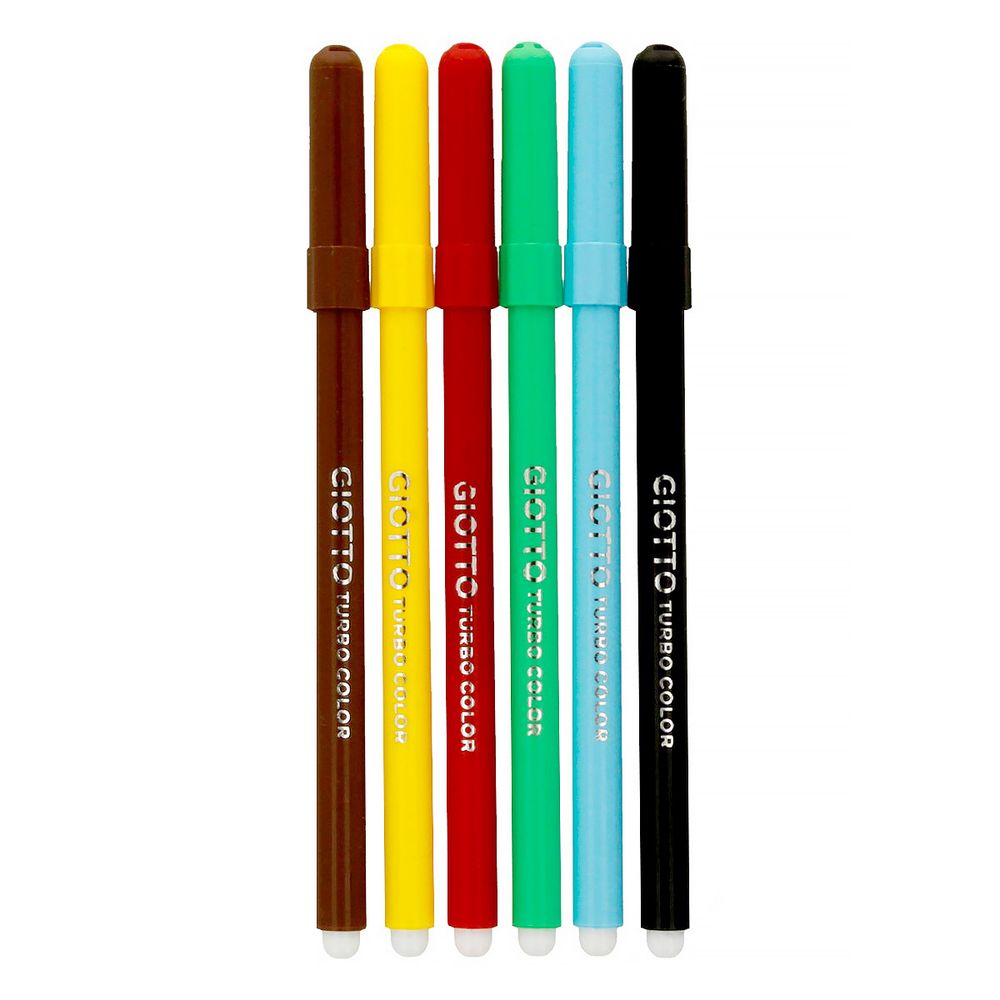 Набор фломастеров 6 цв, Turbocolor, Giotto F415000