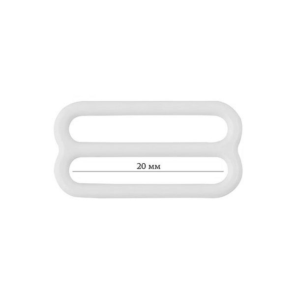 Рамки-регуляторы для бюстгальтера металл 20.0 мм, 001 белый, Arta, 50 шт, 7725417-1