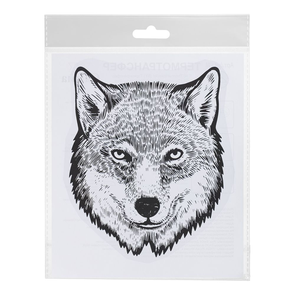 Термотрансфер, 1 шт, М-321 волк 18х14.6 см, Gamma M №03