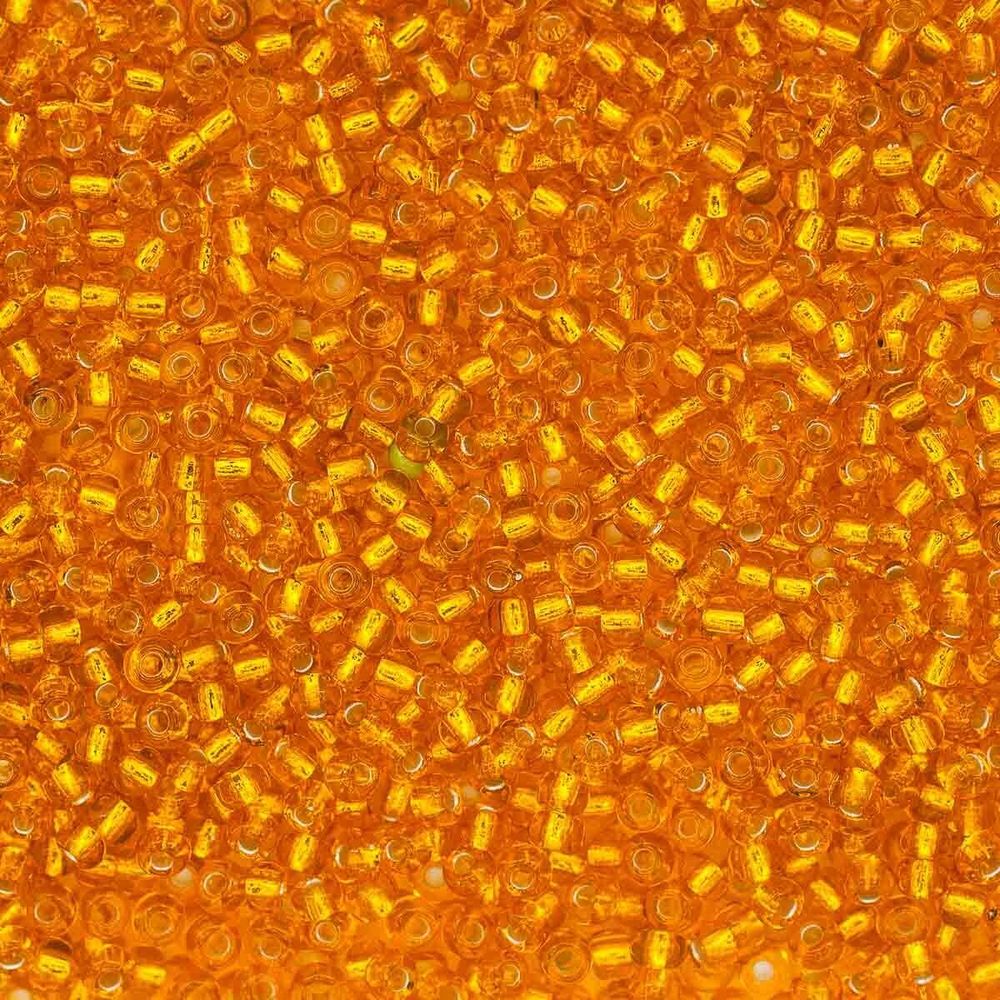 Бисер Preciosa прозрачный, серебряный центр 10/0 (2.3 мм), 100 г (5х20 г), цв. 87060