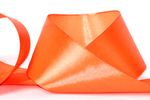 Лента атласная 1-сторонняя 50.0 мм / 33±2 метра, 155 св-оранжевый, Gamma