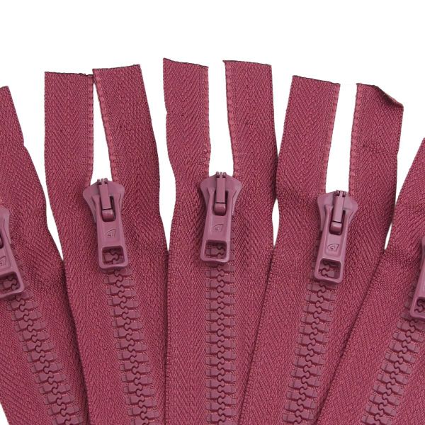 Молния трактор Arta Т6 (6 мм) 1 зам., разъем., 50 см, цв. 025 ст.роза, уп.5 шт