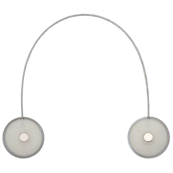 Клипсы для штор магнитные с тросом, 30см ⌀45, 26П