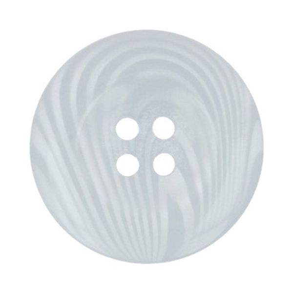 Пуговицы 4 прокола пальтовые 25 мм, 24 шт, А001 белый, Gamma TX 0015