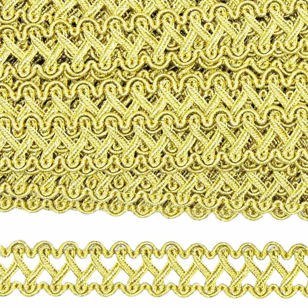 Тесьма 20 мм / 25 метров, 01 св.золото