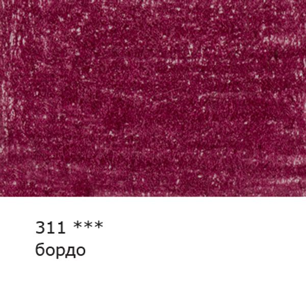 Карандаш цветной художественный заточенный, 6 шт, 311 Бордо (Claret), Vista-Artista Gallery VGCP