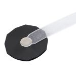 Магнитные клипсы Призма с лентой, однотонные (46 черный матовый), 1 шт