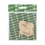 Заготовка для декорирования Любви 6,3х6,9х0,3см, Астра