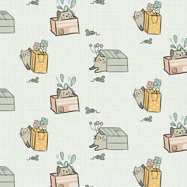 Ткань для пэчворка Peppy Мартовская песня, рулон 112 см / 5 метров, МП-12 серый, Peppy