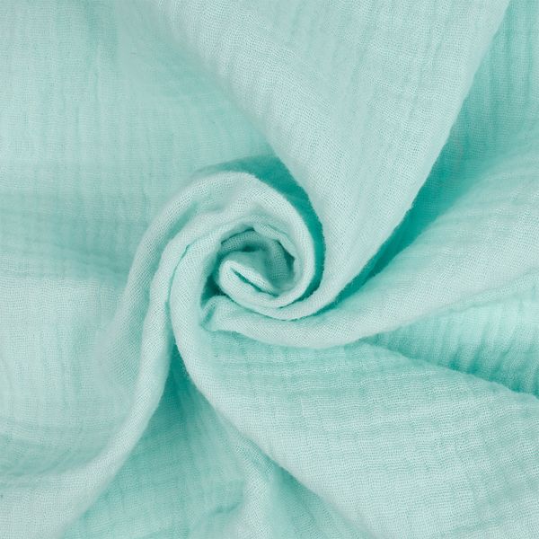 Муслин 125 г/м², 130 см / 2 метра, TBY.Mus.24723.30.2, цв.30 мята