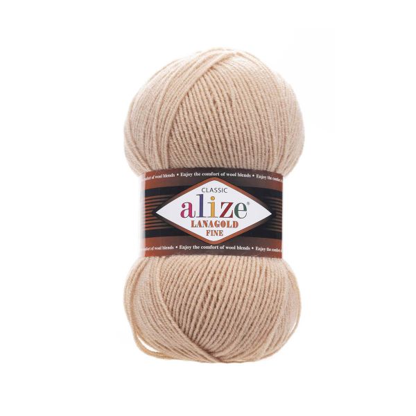 Пряжа Alize (Ализе) Lana Gold Fine / уп.5 мот. по 100 г, 390м, 585 камень A