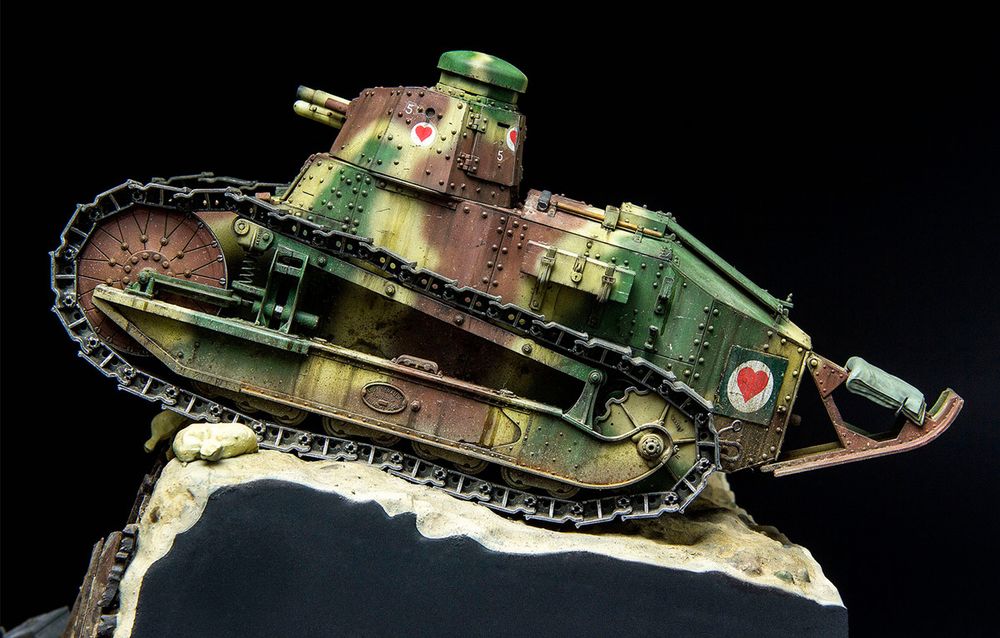 Модель сборная: танк, FT-17 LIGHT TANK (RIVETED TURRET) 1/35, Meng TS-011