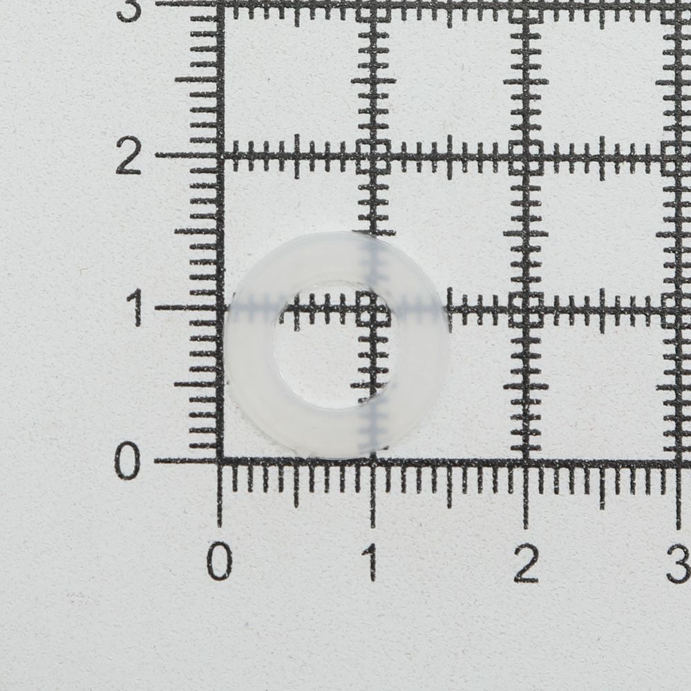 Кольцо уплотнительное пластик под блочку/ люверс ⌀7.3 мм, h5.41 мм (№5), ≈1000 шт, New Star