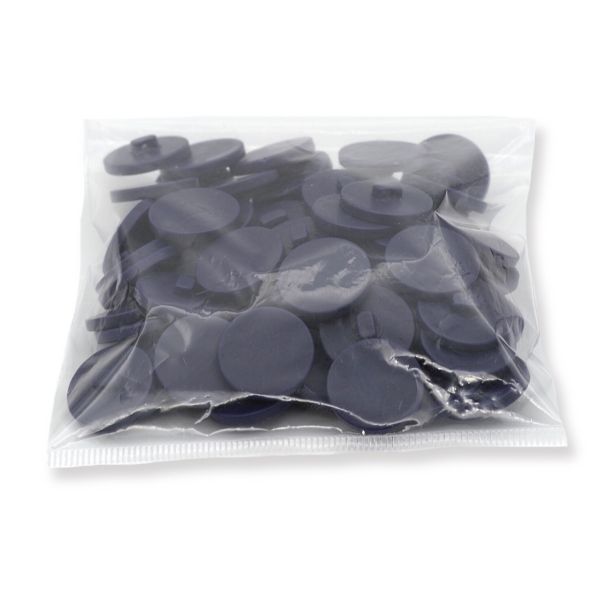 Пуговицы на ножке 36L (23мм), пластик (Navy (т.синий матовый)), 72 шт, CN K-33