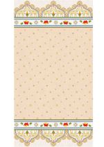 Ткань для пэчворка Peppy Индийское сари, отрез 60х110 см, 146 г/м², ИС-01 Панель кремовый, Peppy