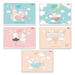 Альбом для рисования 100 г/м², A4 29х20.5 см, 12 л. на скобе, 10 шт, Хвостики 000647, Светоч 12АЛСК4_1_3_9