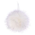 Помпоны декоративные песец, 1 шт, 01 белый, Gamma POFM-01
