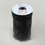 Кружево на сетке 190 мм / 10 м, черный, Gamma GKM-1902