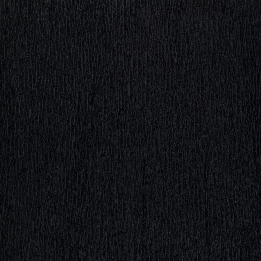 Бумага гофрированная (креповая) 20 г/м², 5 шт по 50 см / 2 метра, 19 черный, Blumentag REP-43