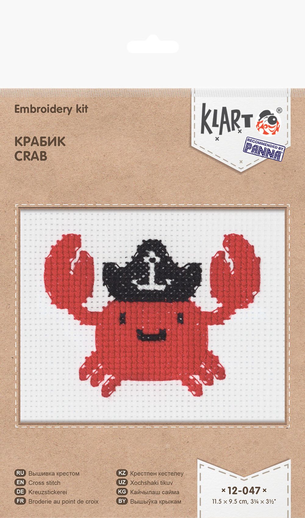 Набор для вышивания Klart 12-047, Крабик, 12-047 Крабик, Klart 12-047